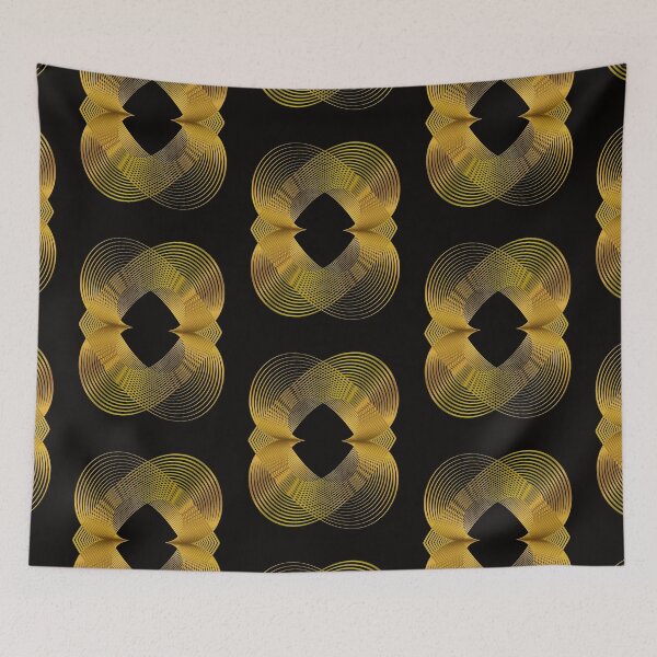 Item preview, Gold Geometric  linear modern designed and sold by Carolina Salazar.