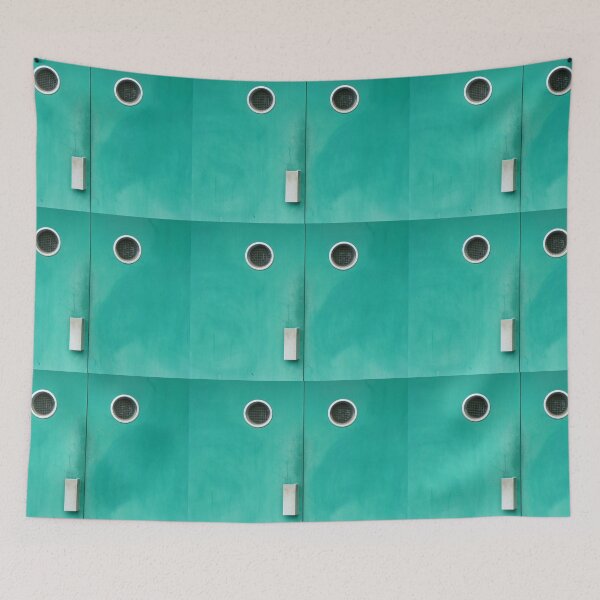 Item preview, You can't teach an old dog new tricks - Turquoise minimal abstract face designed and sold by TalBright.