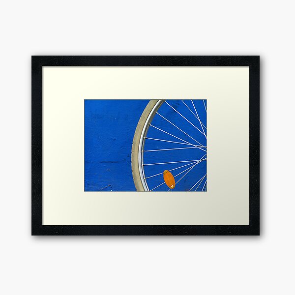 Bike Wheel Framed Art Print