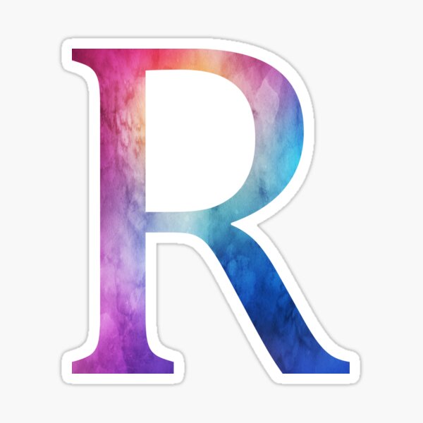 Monogram R Stickers | Redbubble