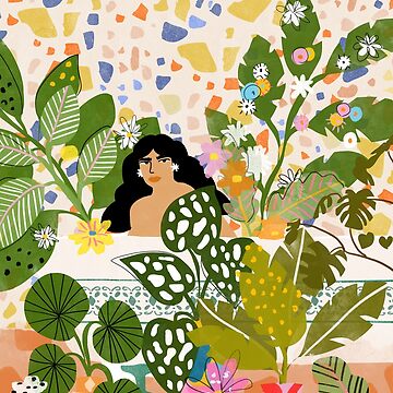 Artwork thumbnail, Bathing with Plants by chotnelle
