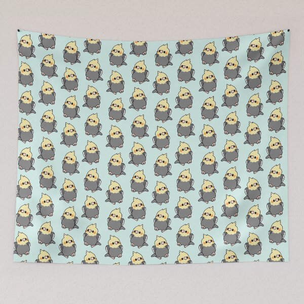 Item preview, Grey Cockatiel - Kawaii Birbs designed and sold by blirbos.