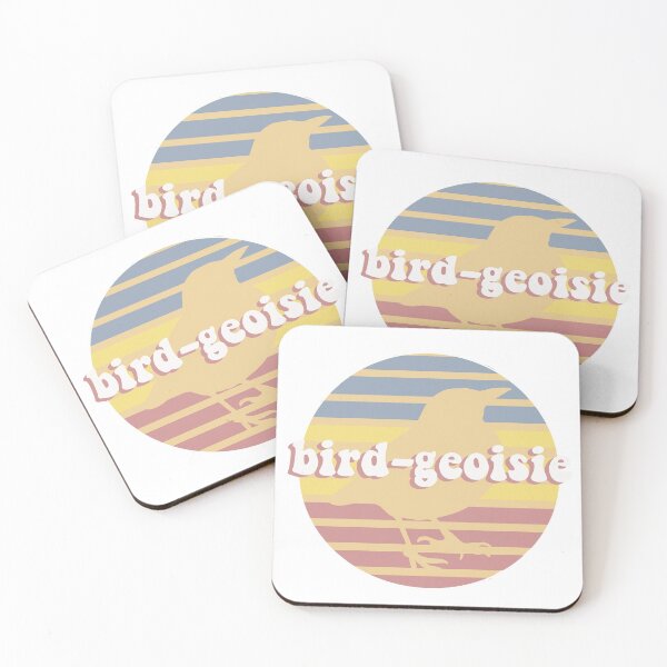 Item preview, "Bird-geoisie 2" - The Birds Work for the Bourgeoisie Sticker designed and sold by BABECAVE Claire Edkins.