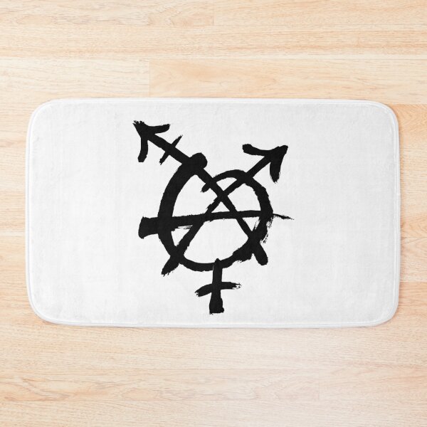 Item preview, Trans Anarchy Black designed and sold by stitchling.