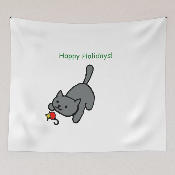 Item preview, Happy Holidays -- Neko Atsume Christmas designed and sold by LuxPNSilva.