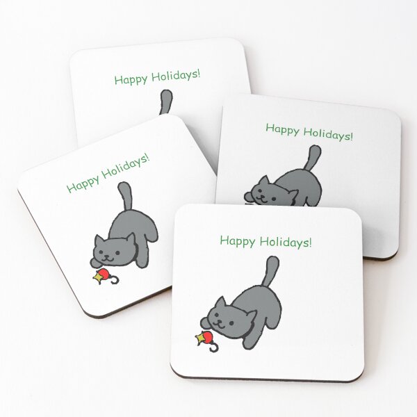 Item preview, Happy Holidays -- Neko Atsume Christmas designed and sold by LuxPNSilva.