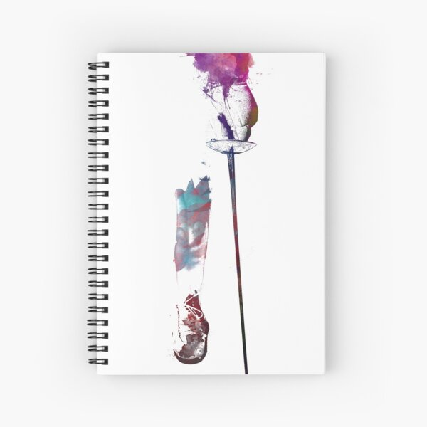 arte deportivo de esgrima #fencing Cuaderno de espiral