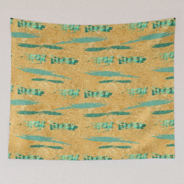 Item preview, Mint Streaks on Gold designed and sold by GraphicAllusion.