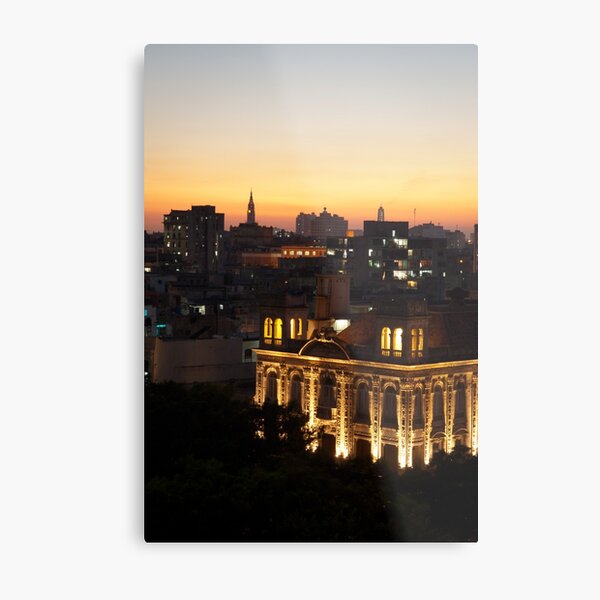 Lights over Havana Metal Print