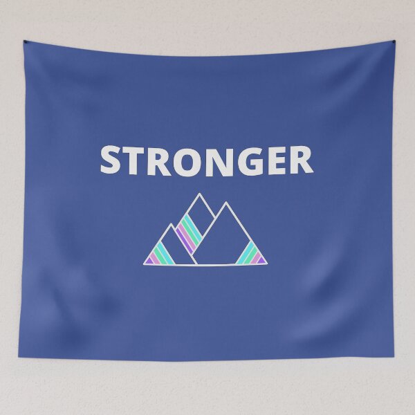 Item preview, Christian quote Stronger designed and sold by pureheartvision.