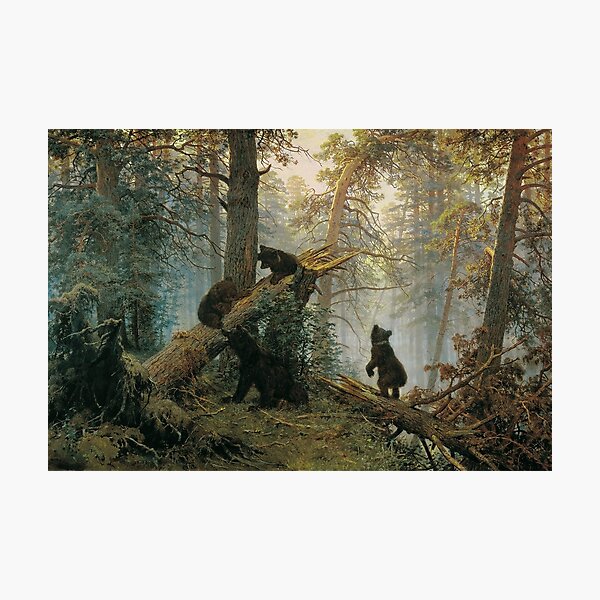 Item preview, Morning in a Pine Forest - Ivan Shishkin - 1889 designed and sold by CJET.