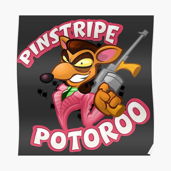 Pinstripe potoroo Poster