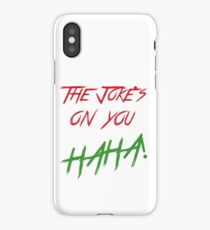 The jokes phone iPhone Case