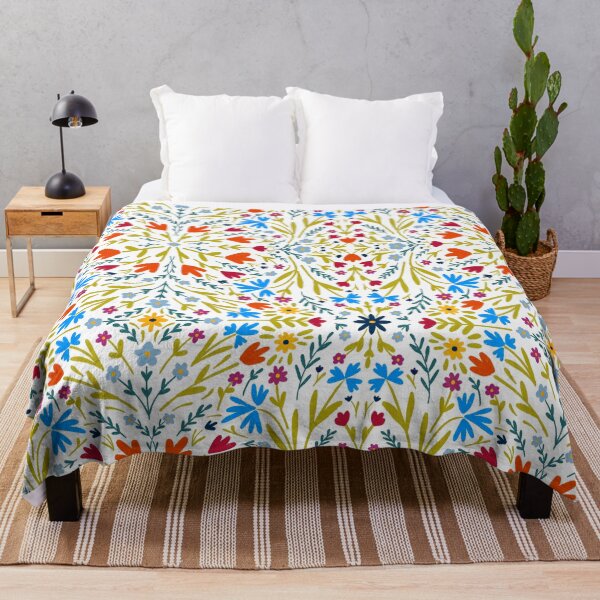 Item preview, Folk Art Floral designed and sold by inkblotcreative.