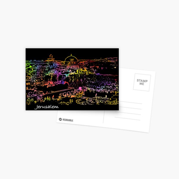 Jerusalem by night Postcard