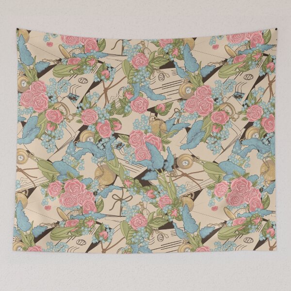 Item preview, Love Letters and Roses designed and sold by DoodleTrees.