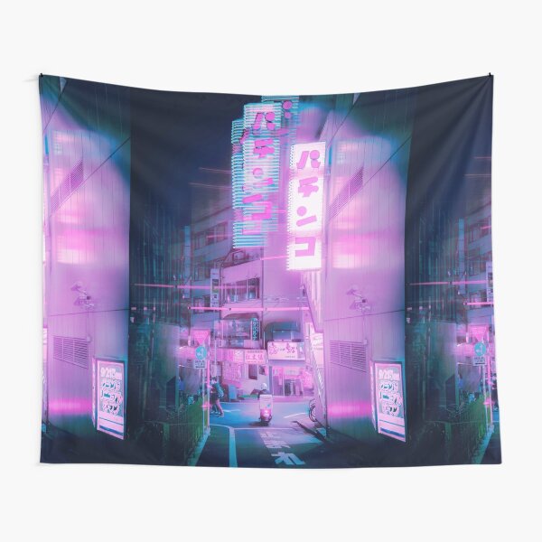 Tokyo City Scape Tapestry