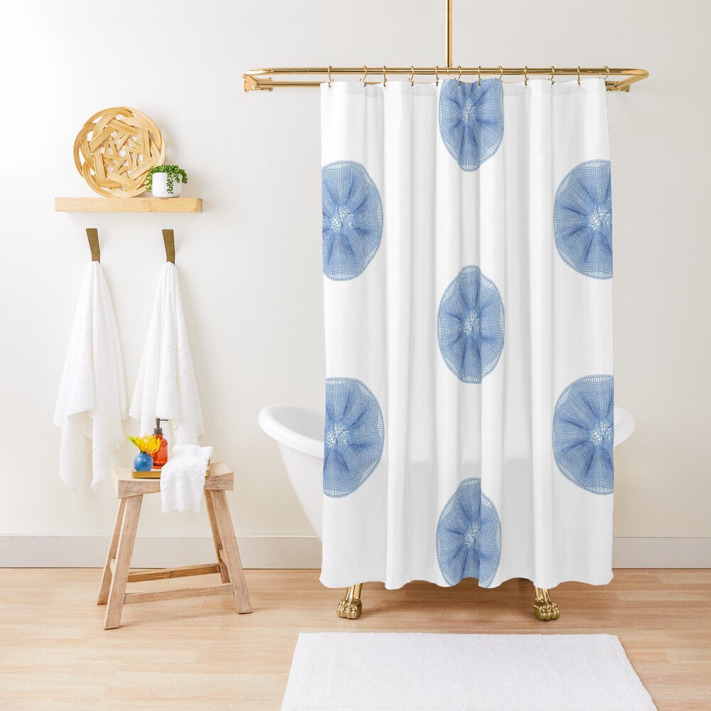 Star Burst Shower Curtain