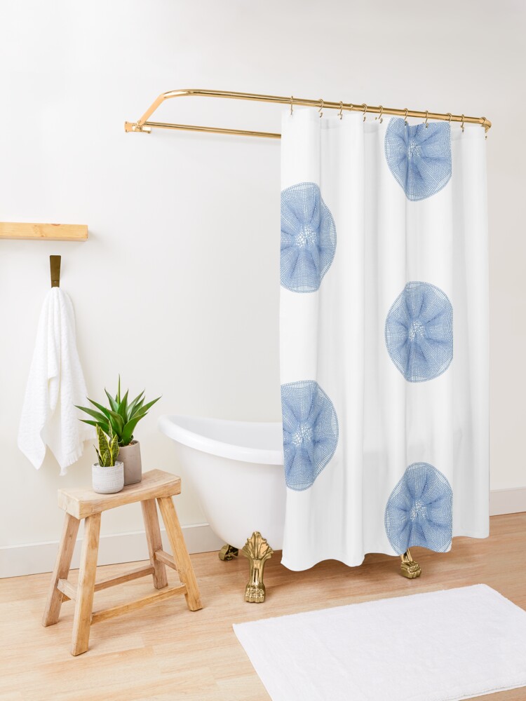 Alternate view of Star Burst Shower Curtain
