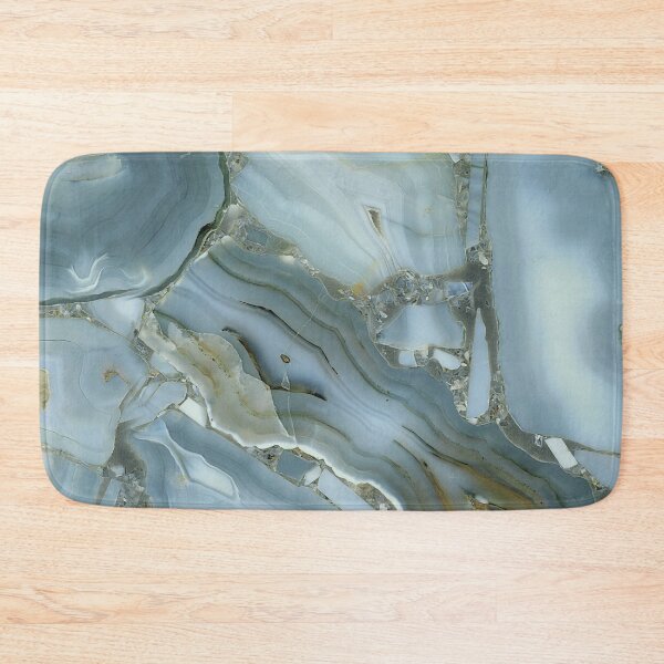 Item preview, preppy minimalist grey slate blue marble  designed and sold by LEILA ART SPACE.