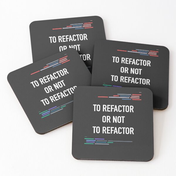Item preview, Developer To Refactor or Not To Refactor Code designed and sold by bliptee.