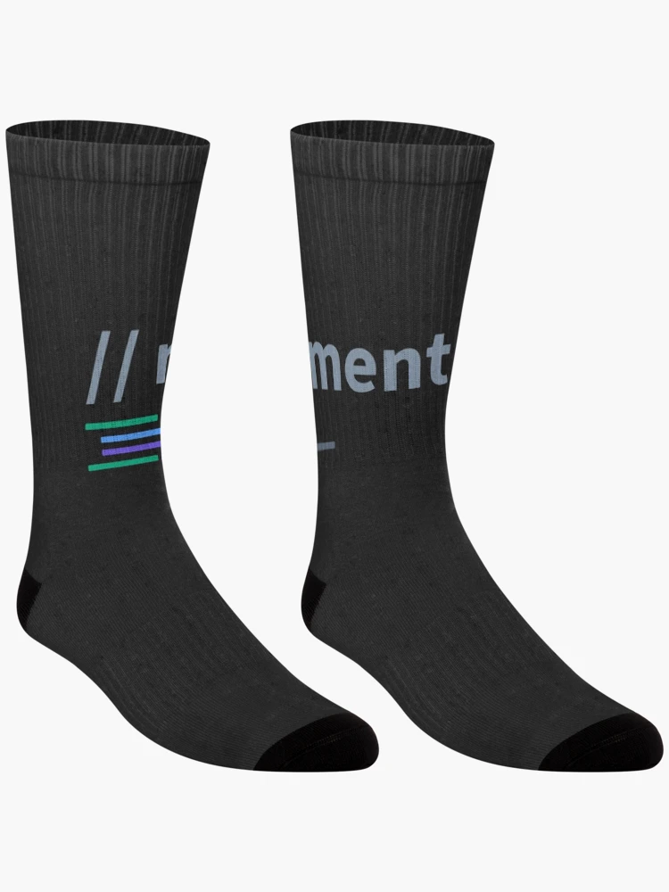 Thumbnail 3 of 5, Socks, Developer No Comment designed and sold by bliptee.