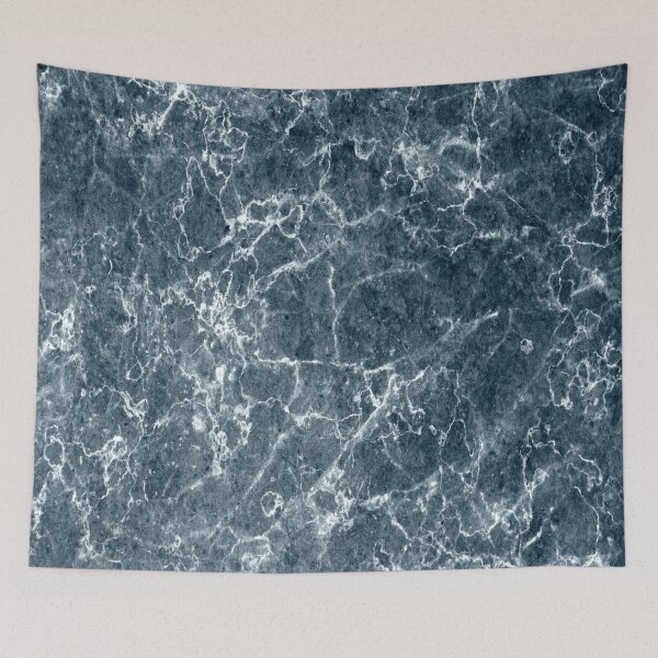 Item preview, preppy abstract minimalist slate blue marble  designed and sold by LEILA ART SPACE.
