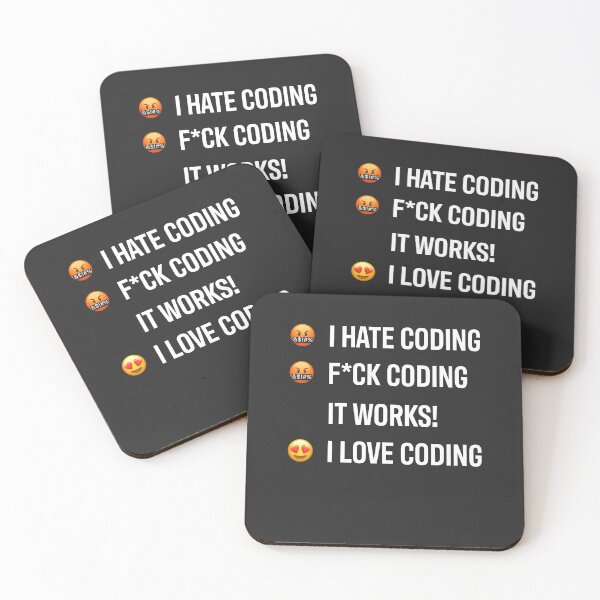 Item preview, Developer I Hate Coding I Love Coding designed and sold by bliptee.