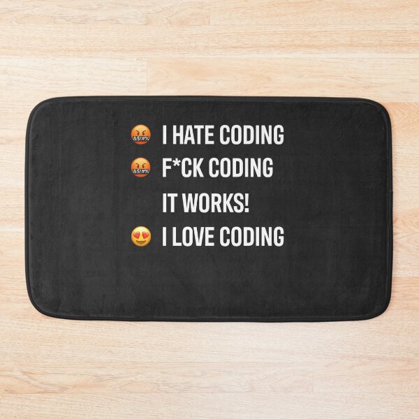 Item preview, Developer I Hate Coding I Love Coding designed and sold by bliptee.