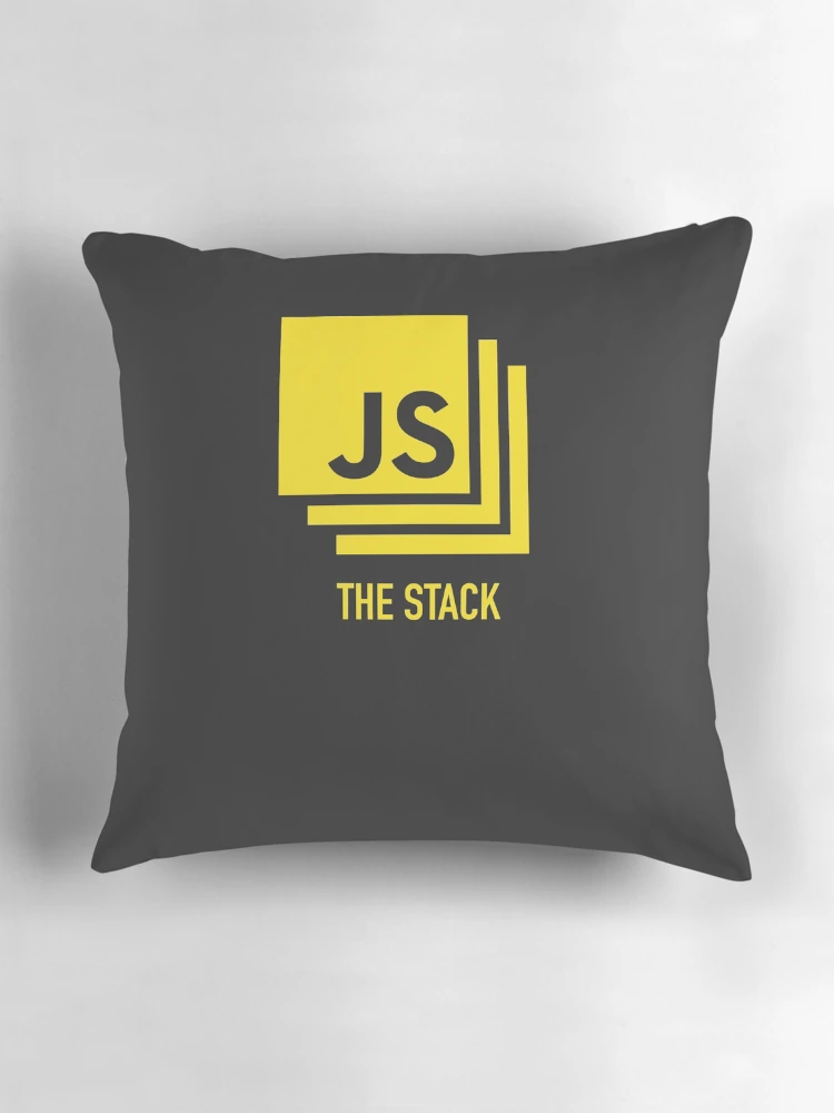 Thumbnail 3 of 4, Pillow, Developer Javascript The Stack designed and sold by bliptee.
