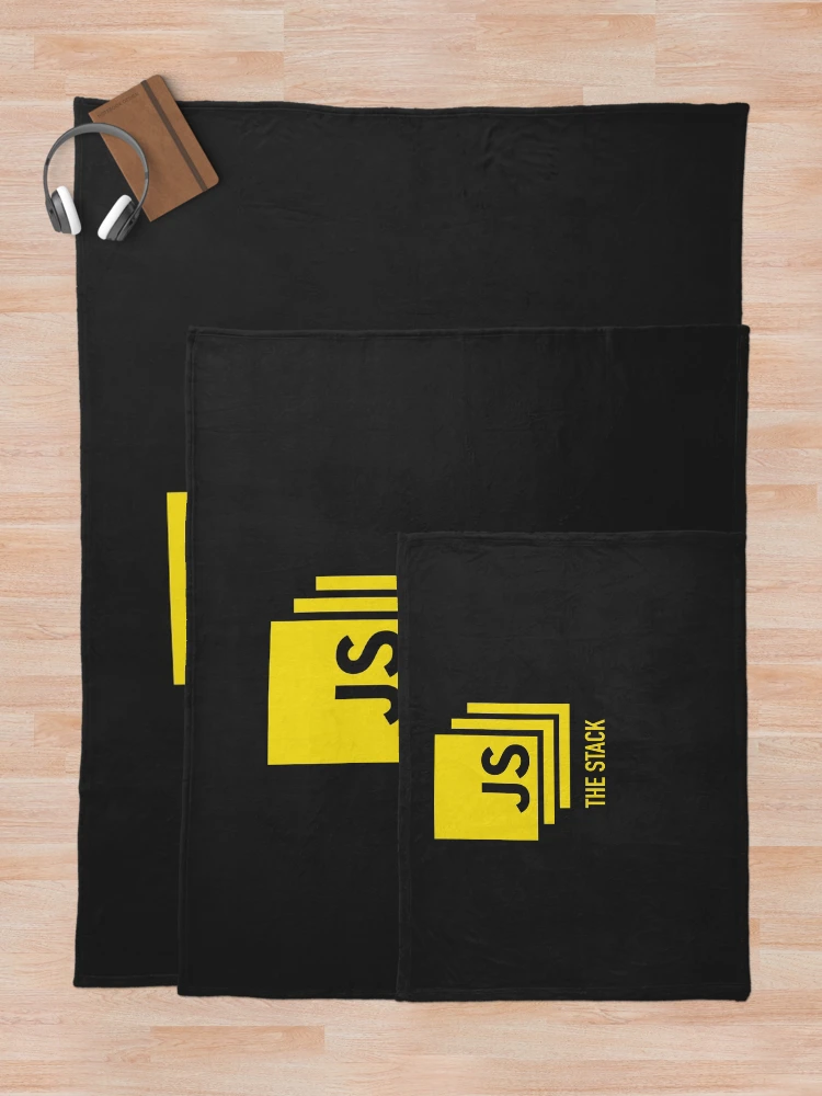 Thumbnail 5 of 6, Throw Blanket, Developer Javascript The Stack designed and sold by bliptee.