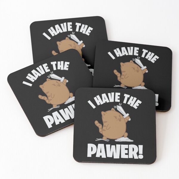 Item preview, I Have The Pawer Funny Cat Jokes Design designed and sold by swiftyspade.