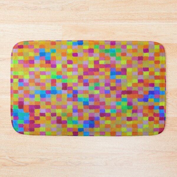 Item preview, Colored Pencil Abstract Pixel Print designed and sold by docbdesign.