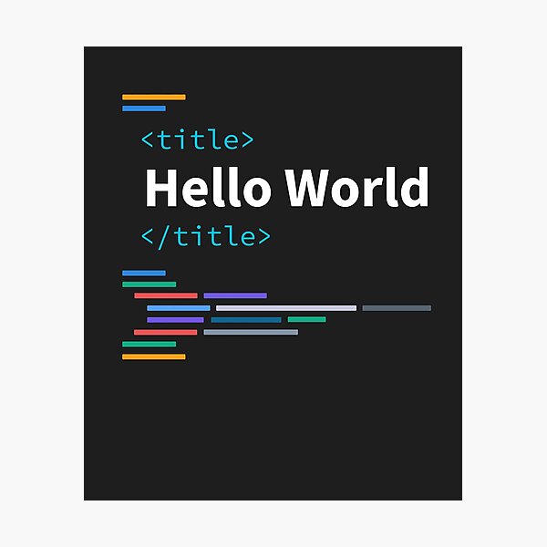 Artikel-Vorschau von Entwickler Hello World, designt und verkauft von bliptee.