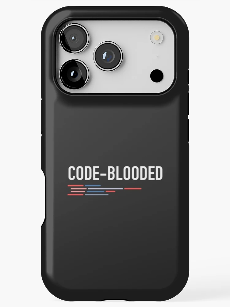 Thumbnail 1 of 4, iPhone Case, Developer Code Blooded designed and sold by bliptee.