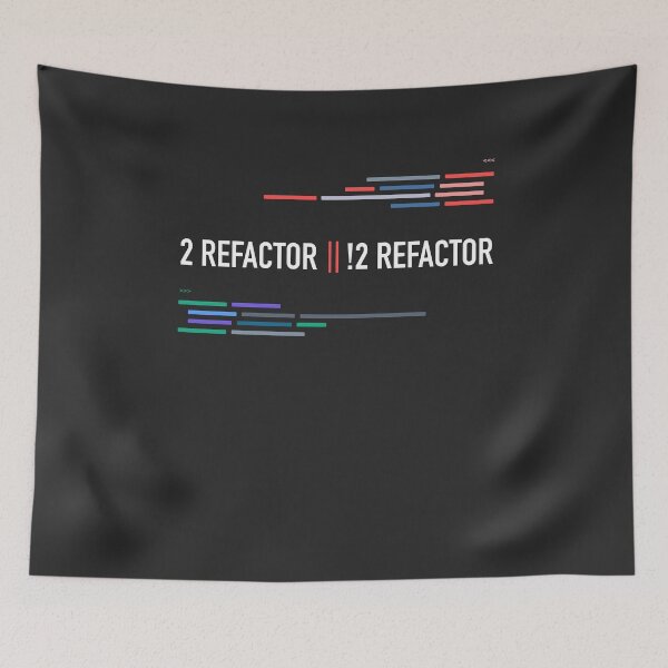 Item preview, Developer To Refactor or Not To Refactor designed and sold by bliptee.
