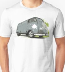 VW Split screen - Green Paint Splash Unisex T-Shirt