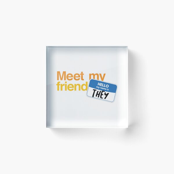 Item preview, Meet My Friend, They designed and sold by the-type-store.