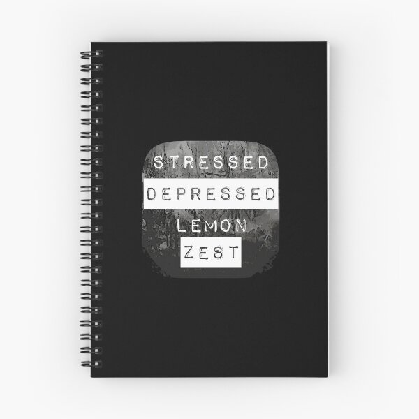 Item preview, Stressed Depressed Lemon Zest designed and sold by Cherts.