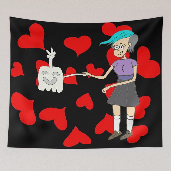 Item preview, Hi5 ghost and Celia Regular Show/Valentines Day designed and sold by kestrada2906.