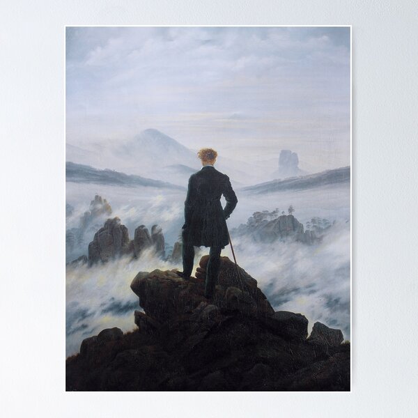 Item preview, Wanderer Above the Sea of Fog - Caspar David Friedrich - 1818 designed and sold by CJET.
