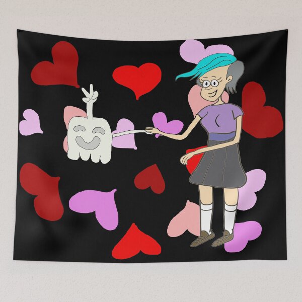 Item preview, Hi5 ghost and Celia Regular Show/Valentines Day designed and sold by kestrada2906.
