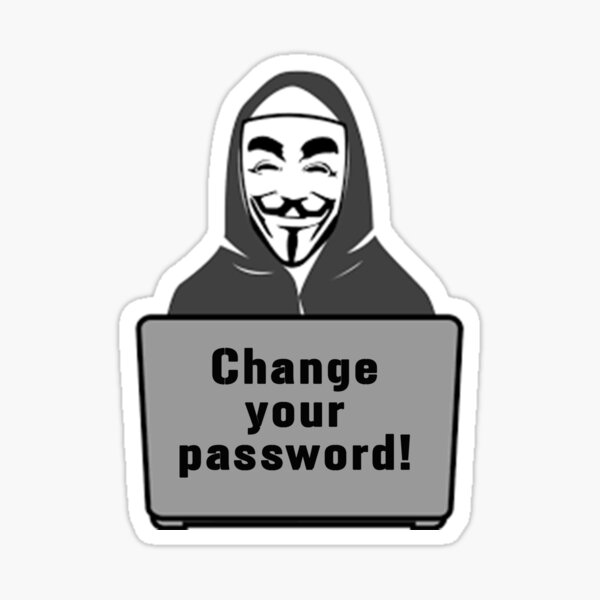 Item preview, Hacker- Change your password! designed and sold by alexisaza.