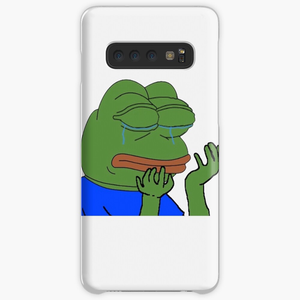 Pepehands Meme Emoji Sticker Twitch Emote Case Skin For Samsung Galaxy By Mafrum Redbubble