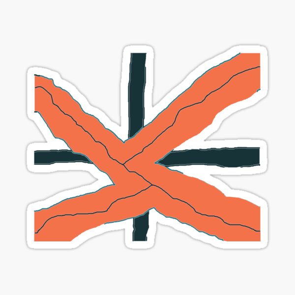 Salmon X Sticker