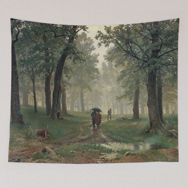 Item preview, Rain in the Oak Forest - Ivan Shishkin - 1898 designed and sold by CJET.