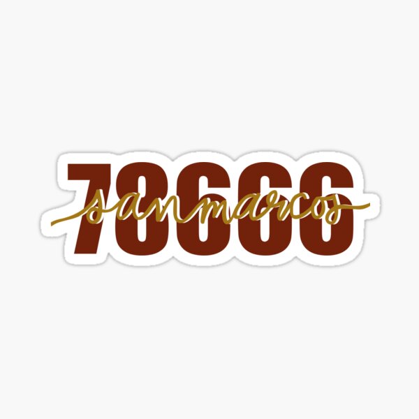 San Marcos Stickers Redbubble San Marcos Stickers Redbubble