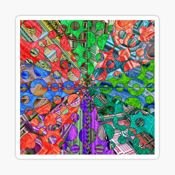 Florentine Kaliedoscope Sticker