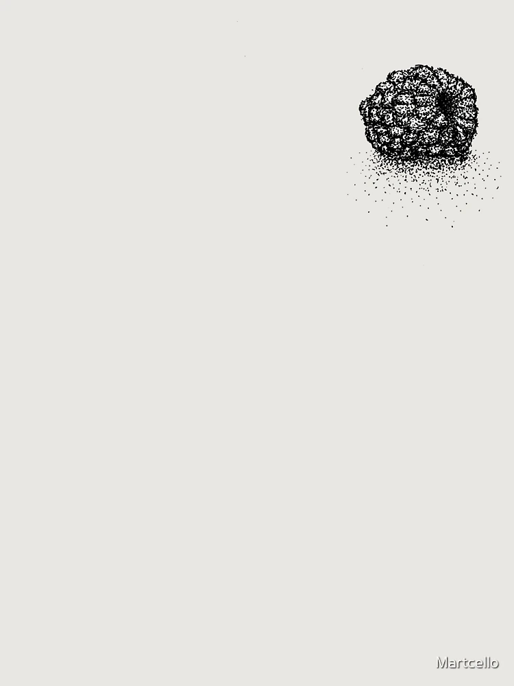 Thumbnail 6 of 6, Premium Oversized Sweatshirt, Stippling Raspberry designed and sold by Martcello.
