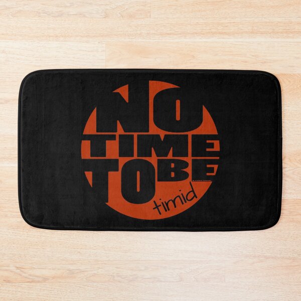 Item preview, NO TIME TO BE TIMID (Red Retro Feel) Word Color changes with background designed and sold by BLACKSUN-SHOP.